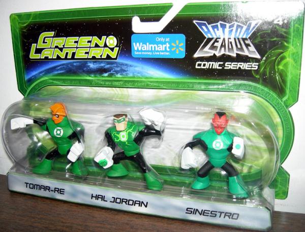 Tomar-Re, Hal Jordan & Sinestro (Action League, Walmart Exclusive)