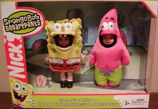 Tommy & Kelly as SpongeBob SquarePants and Patrick Star