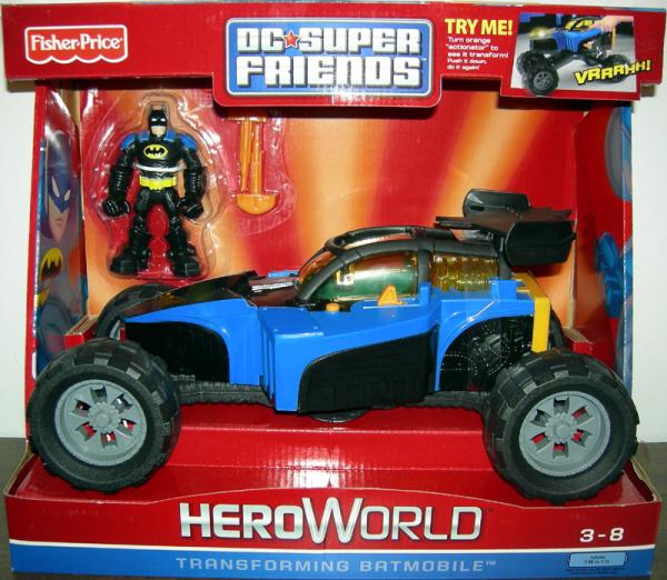 Transforming Batmobile (DC Super Friends HeroWorld)