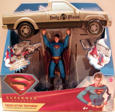 Truck Lifting Superman