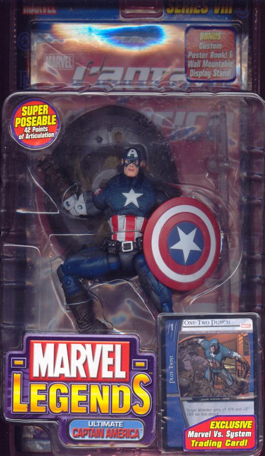 Ultimate Captain America (Marvel Legends, gray patches on legs)