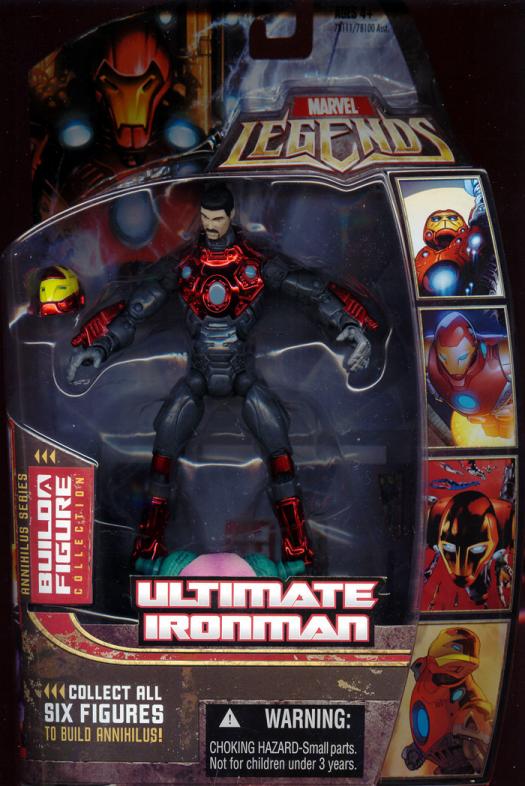Ultimate Iron Man (Marvel Legends, unmasked)