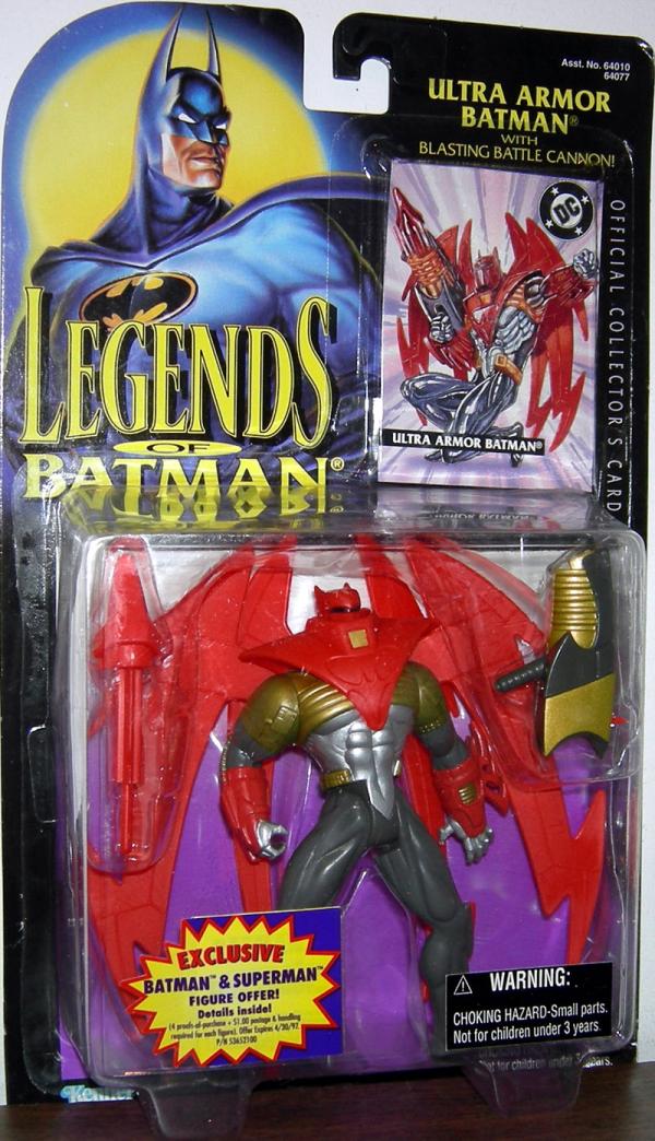 Ultra Armor Batman Legends Blasting Battle Cannon action figure