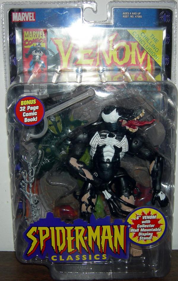 Venom Classics Figure SpiderMan Toy Biz Marvel