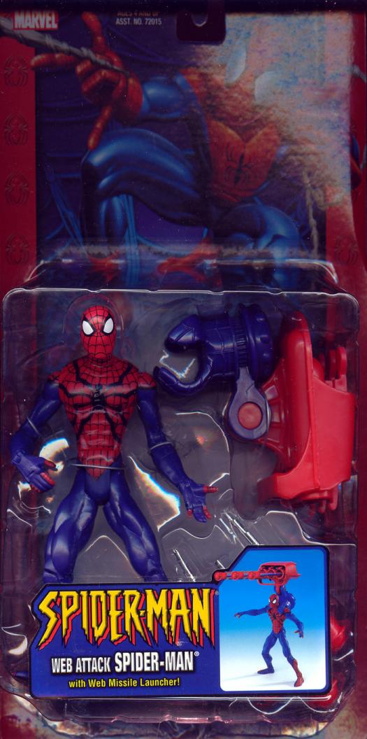 Web-Cannon Spider-Man Figure Classic Missile Launcher Grappling Hook Action