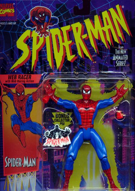 Web Racer Spider-Man Figure Animated Series Toy Biz