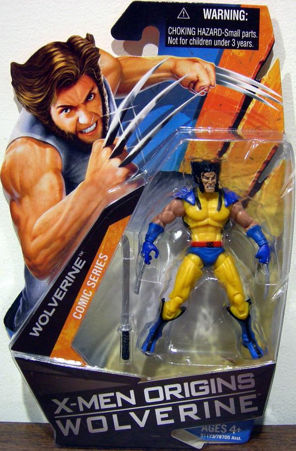 Wolverine (X-Men Origins, comic series, yellow costume, unmasked)