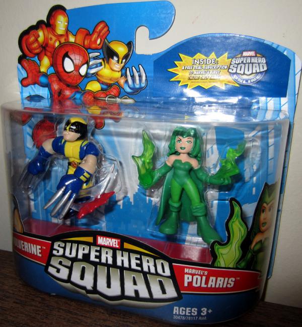 Wolverine & Marvel's Polaris (Super Hero Squad)