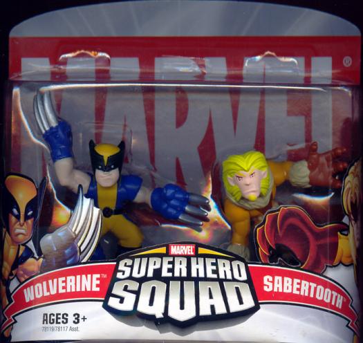 Wolverine & Sabertooth (Super Hero Squad)