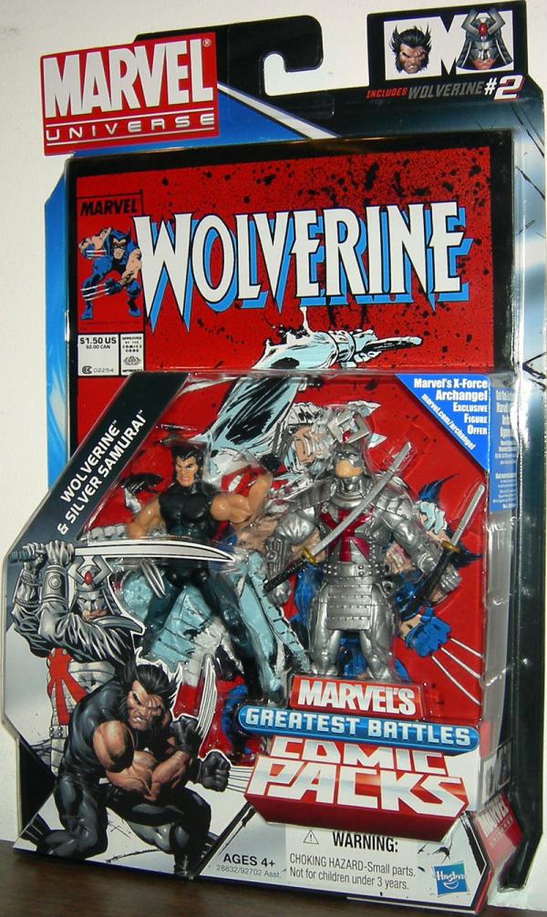 Wolverine & Silver Samurai (Marvel Universe Comic Pack #2)