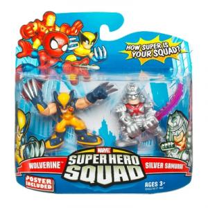 Wolverine & Silver Samurai (Super Hero Squad)