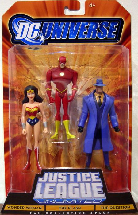 Wonder Woman, The Flash & The Question 3-Pack (DC Universe)