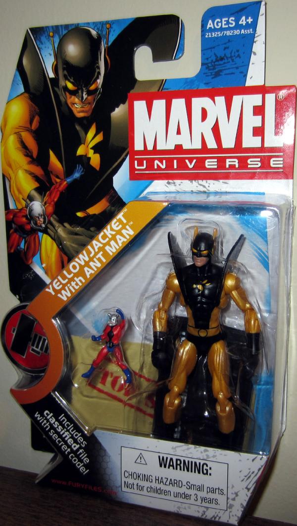 Yellowjacket with Ant Man (Marvel Universe, series 2, 032)