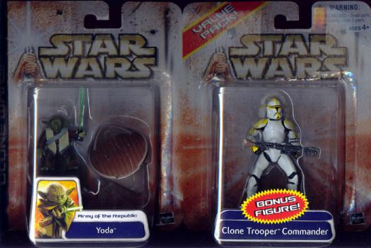 Yoda & Clone Trooper Commander 2-Pack