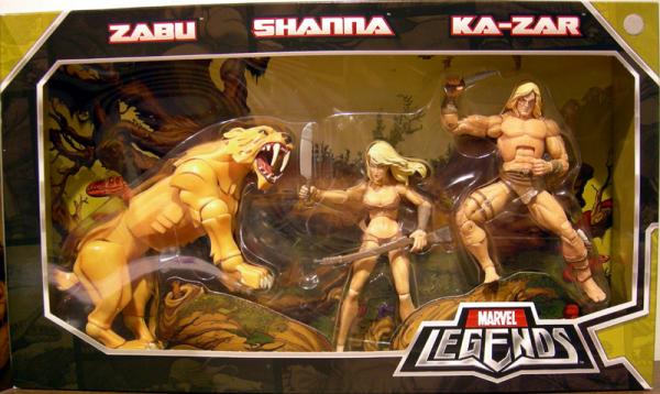 Zabu, Shanna & Ka-zar 3-Pack (Marvel Legends)