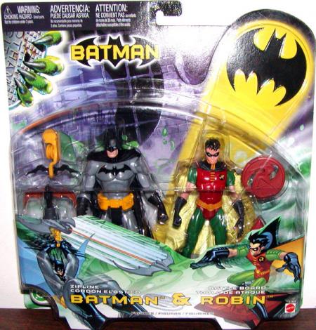Zipline Batman & Battle Board Robin 2-Pack