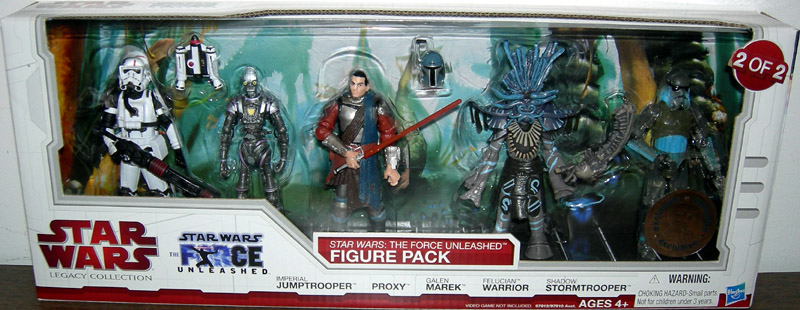 Star Wars The Force Unleashed Figure Pack 2 of 2 Hasbro