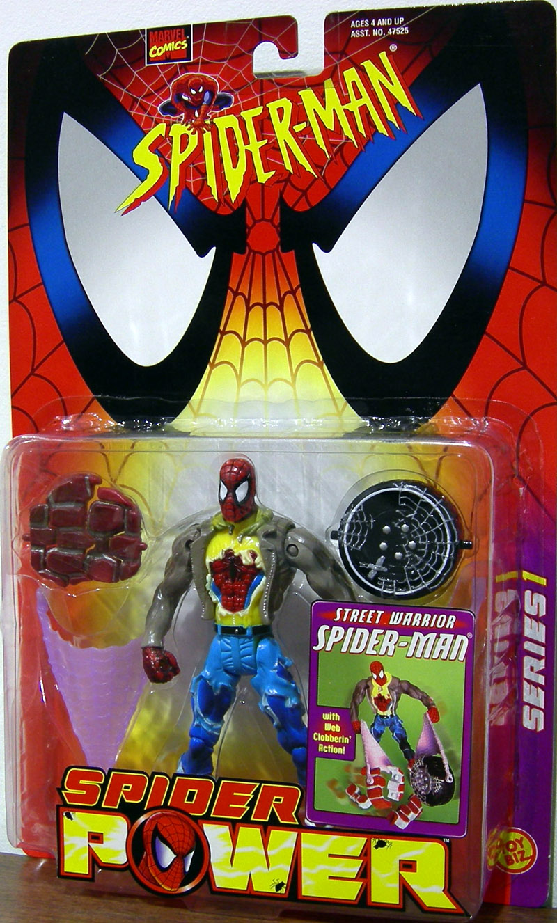 Street Warrior Spider-Man Figure Spider Power Series 1