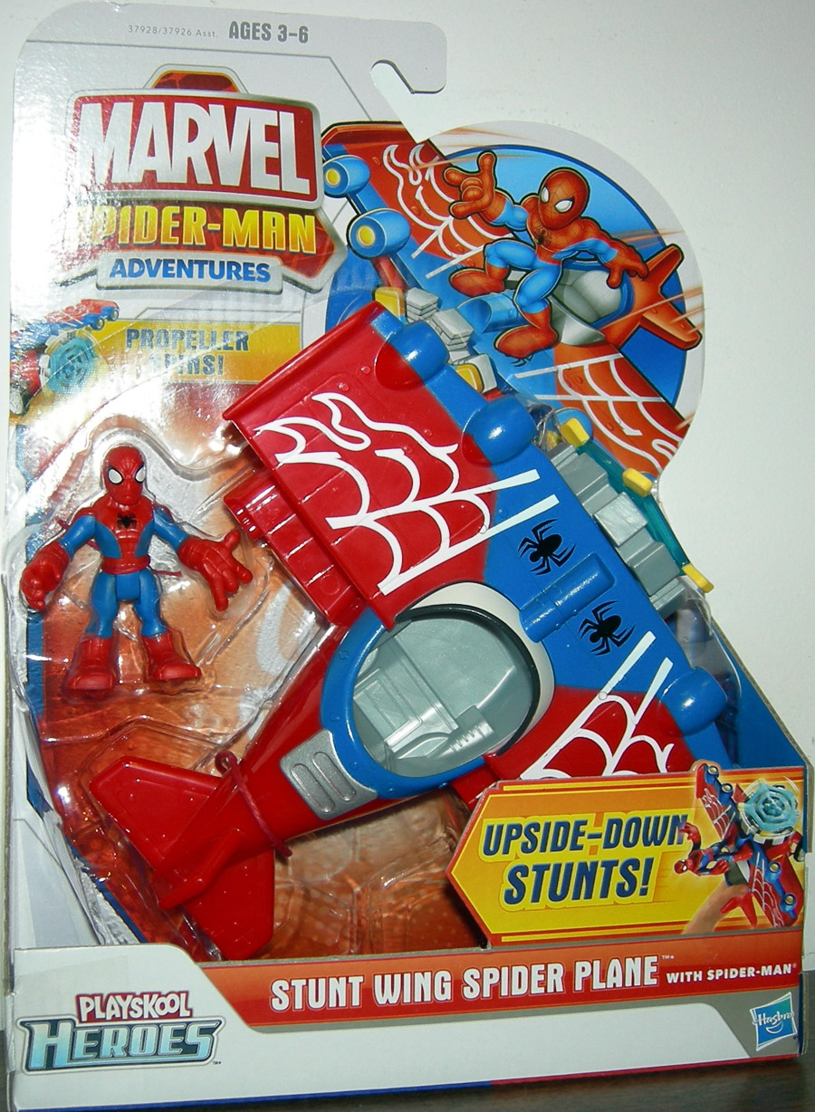 playskool spiderman plane