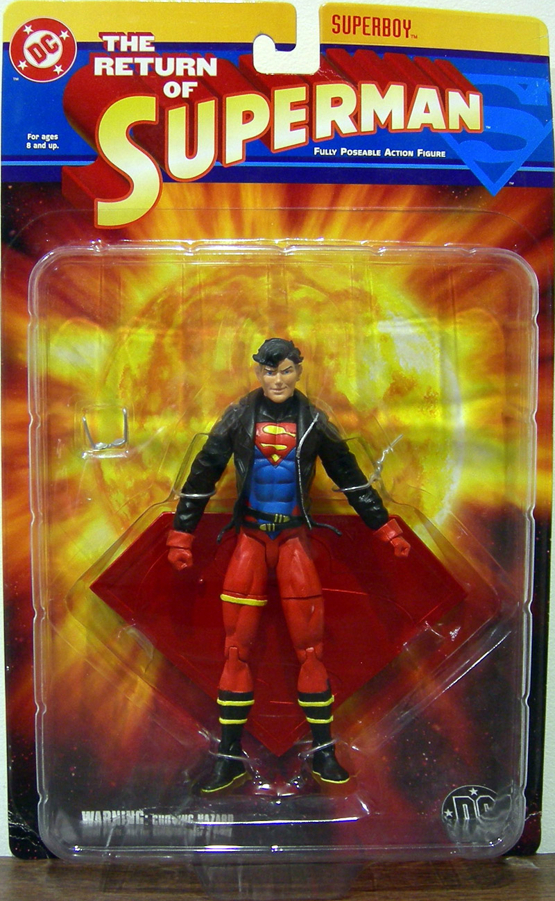 DC Direct Comics Collection superman superboy action figure 6" loose 