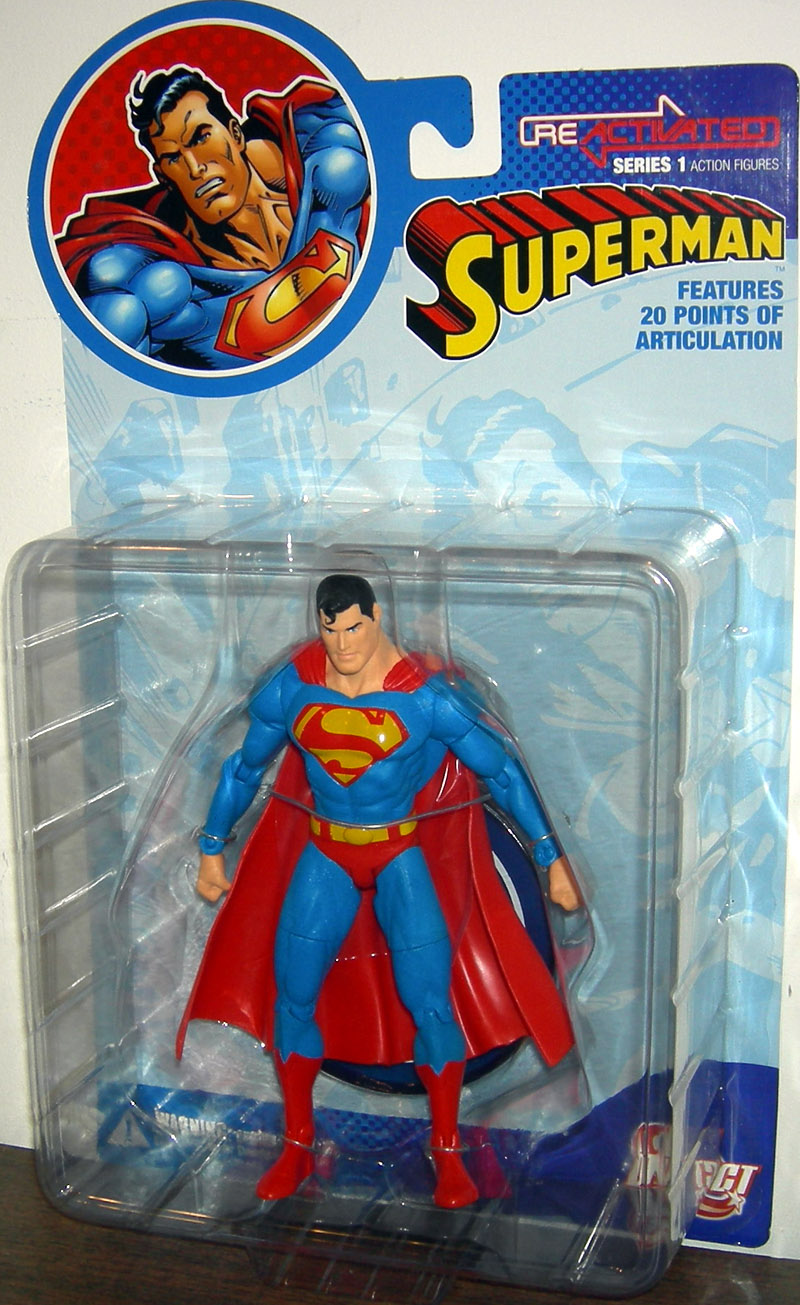 dc direct reactivated superman action figure