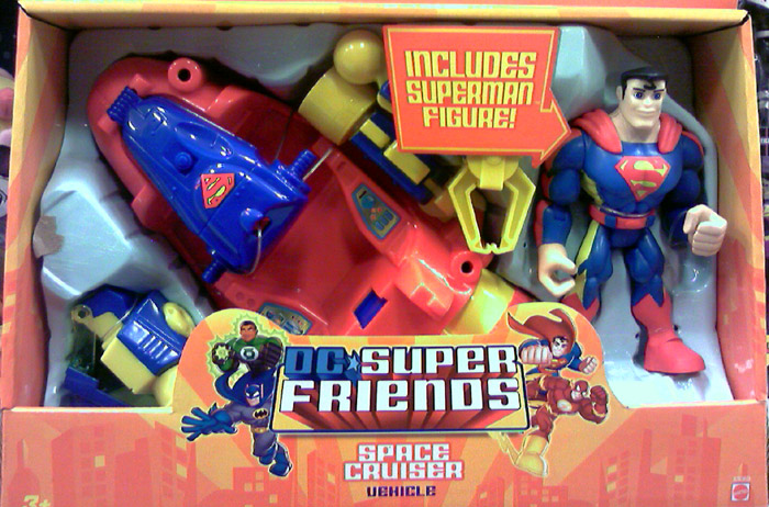 Superman Space Cruiser Figure DC Super Friends