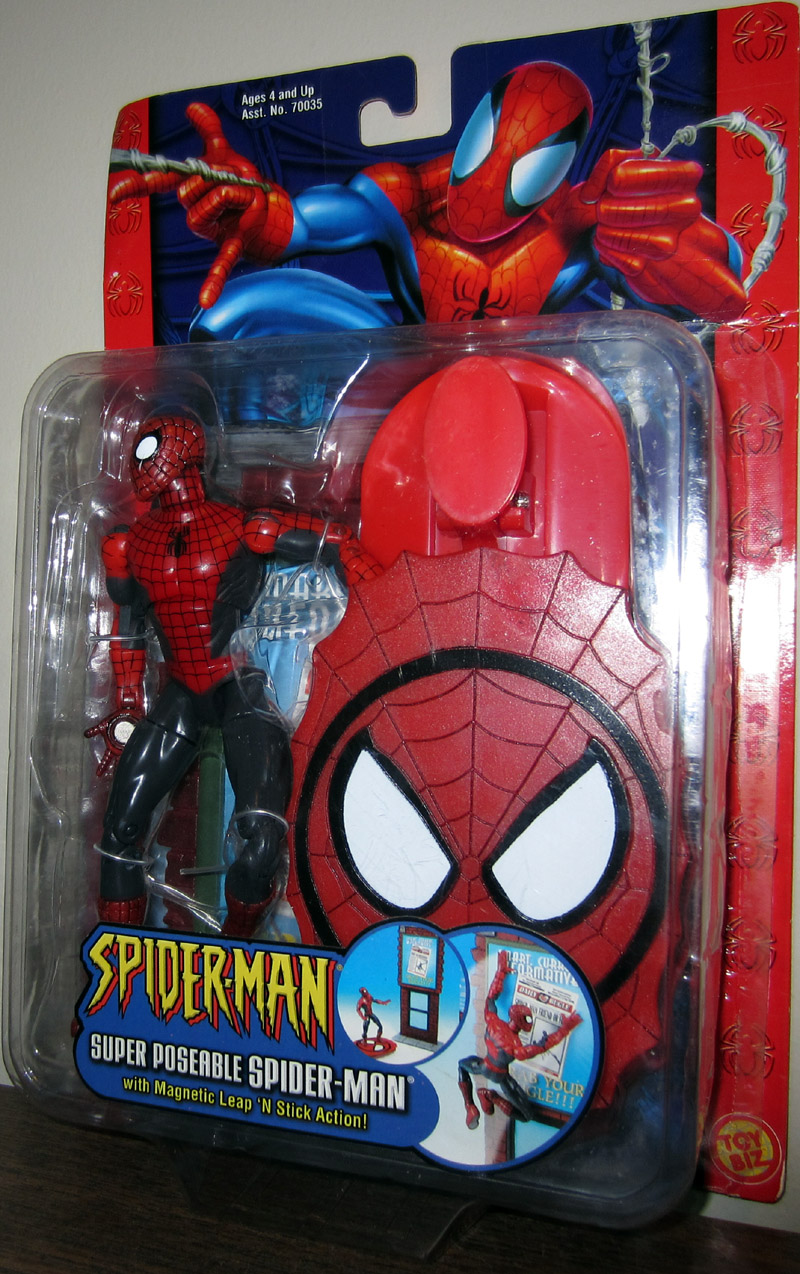 super poseable spiderman action figure