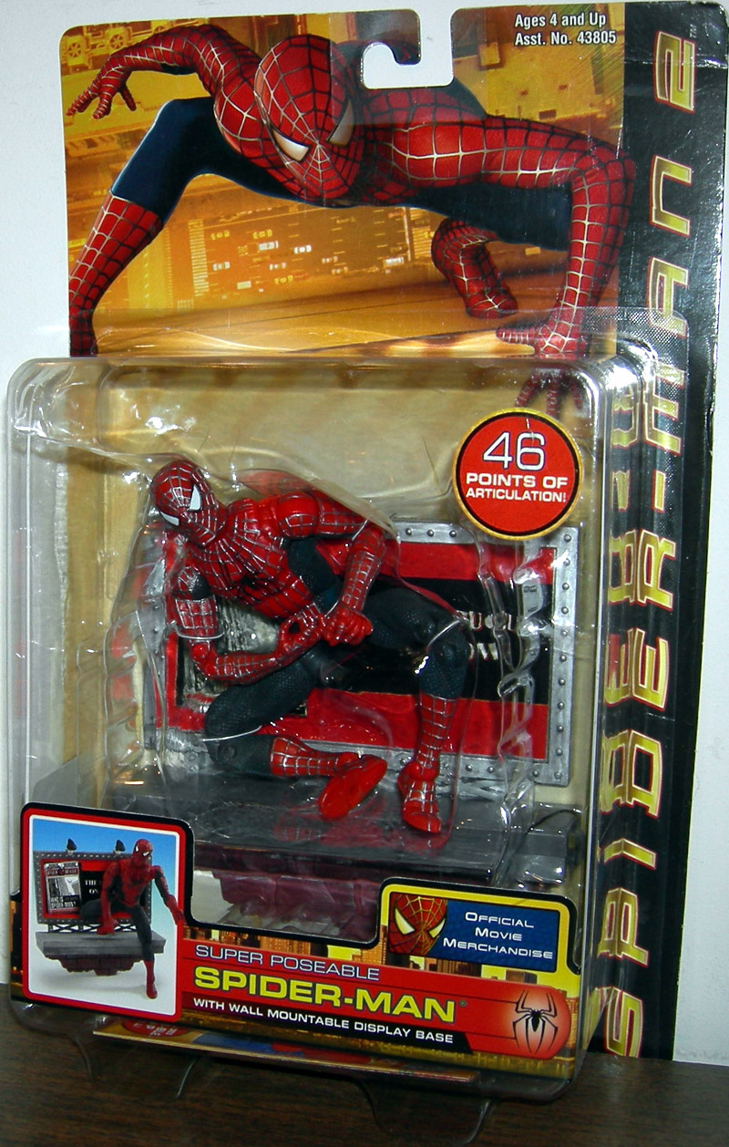 spider man 2 super poseable spider man action figure