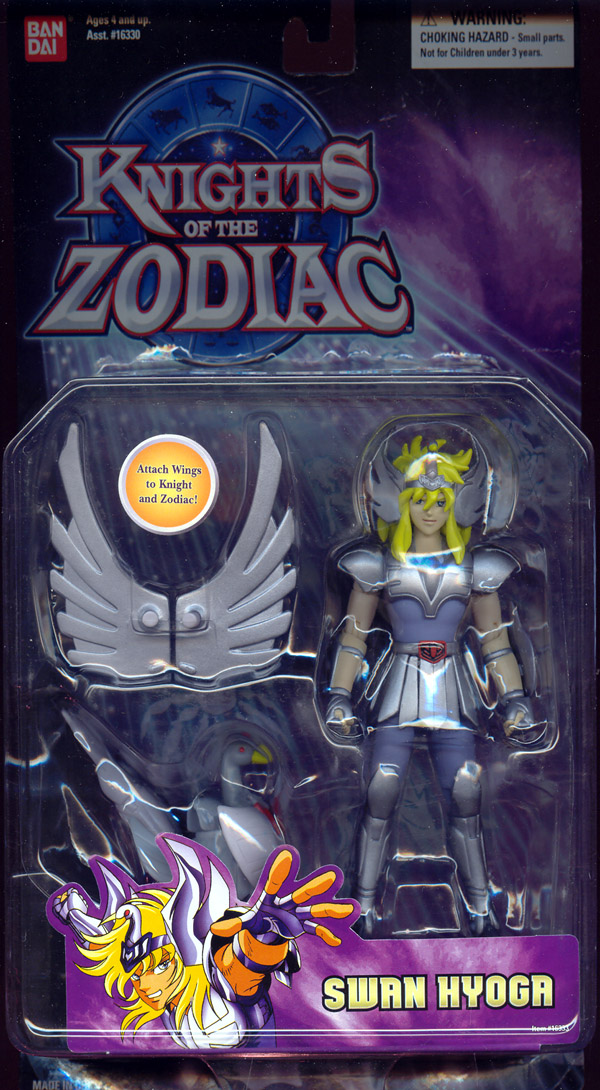 Bandai 2003 Knights of The Zodiac Black Swan Action Figure BAF Gold Cloth for sale online
