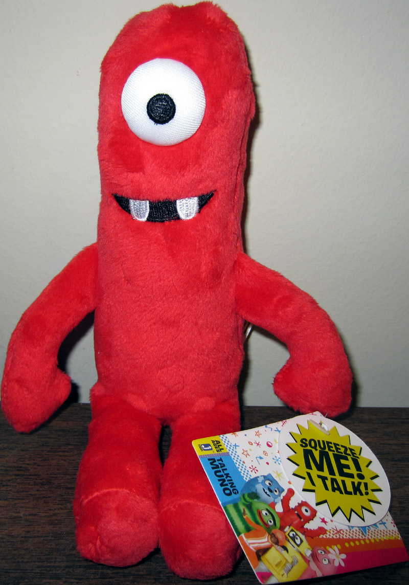 yo gabba gabba talking plush dolls