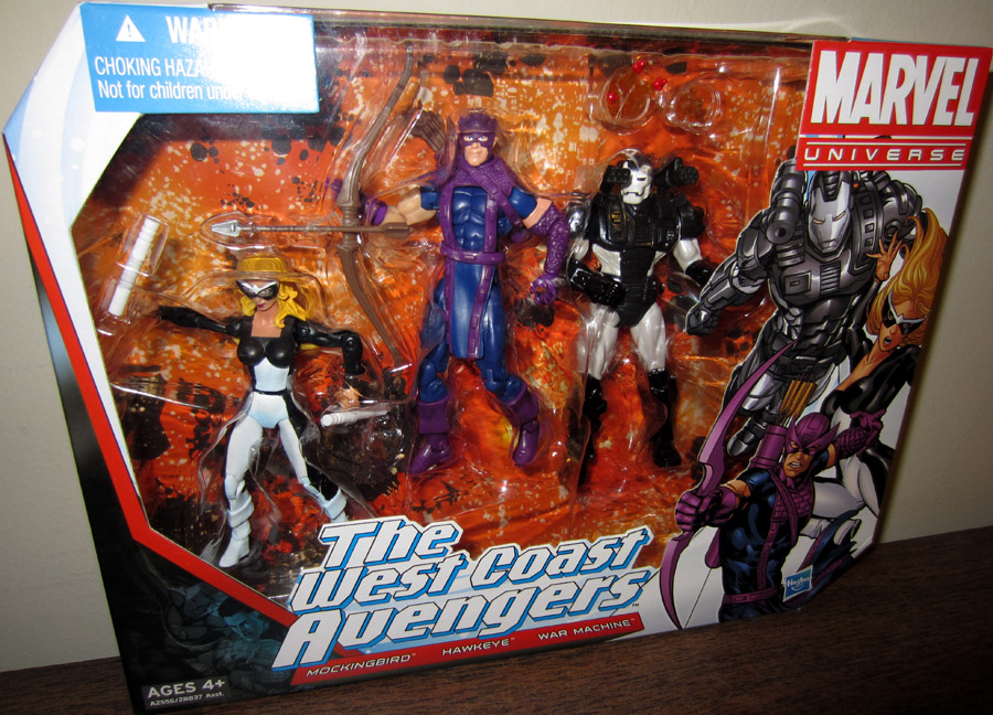 West Coast Avengers Marvel Universe action figures