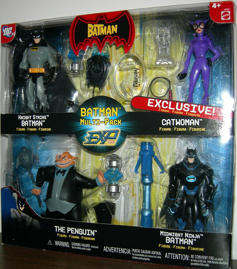 The Batman 4-Pack Action Figure Set with Exclusive Catwoman