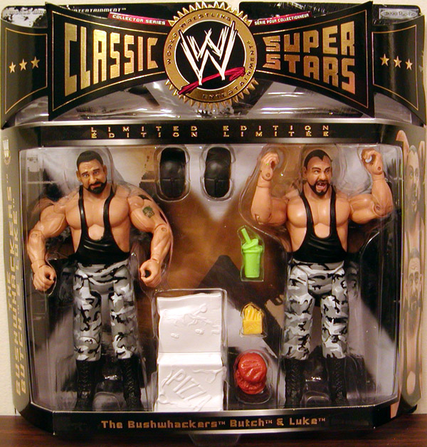 wwe bushwhackers action figures