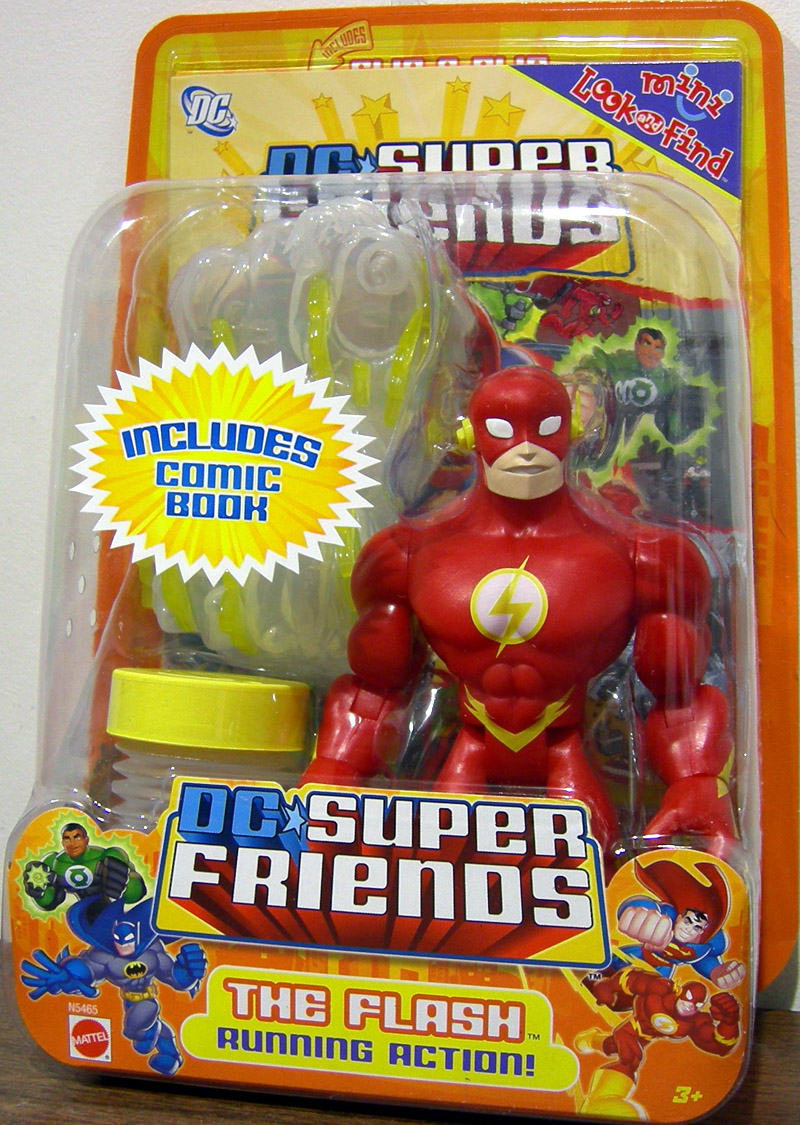 The Flash running action DC Super Friends
