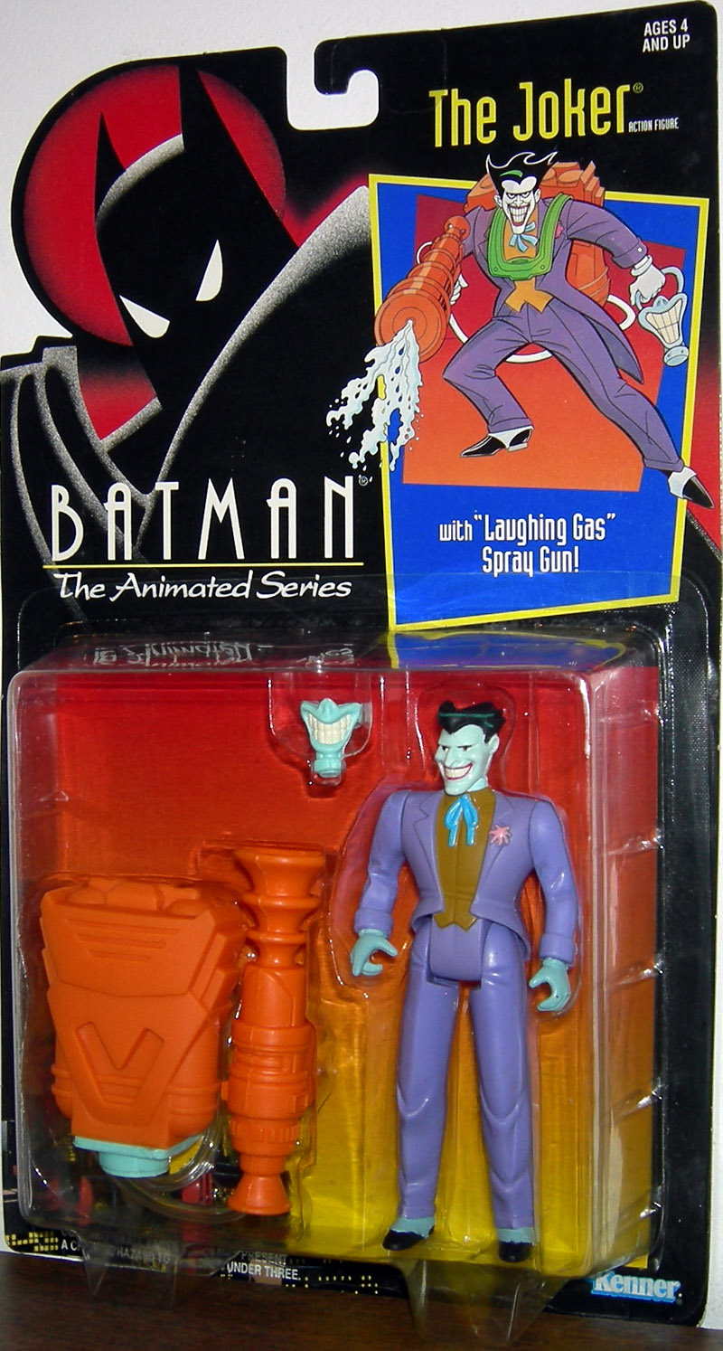 Joker Laughing Gas Spray Gun Batman Animated Series action figure