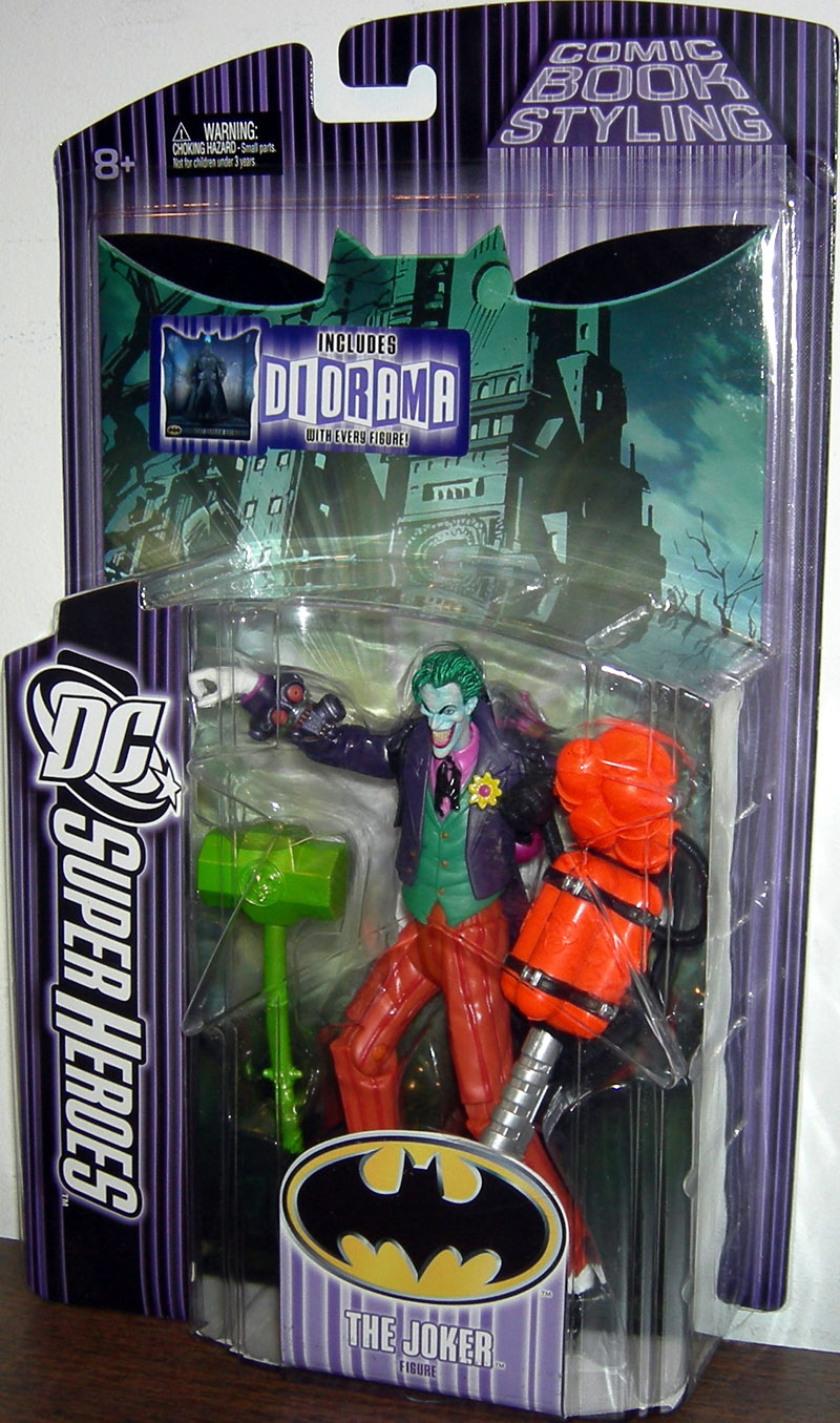 Joker Figure DC SuperHeroes Select Sculpt S3 Mattel