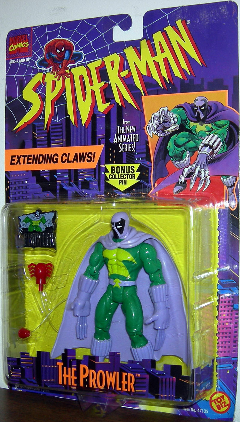 Prowler Figure Spider-Man Animated Toy Biz