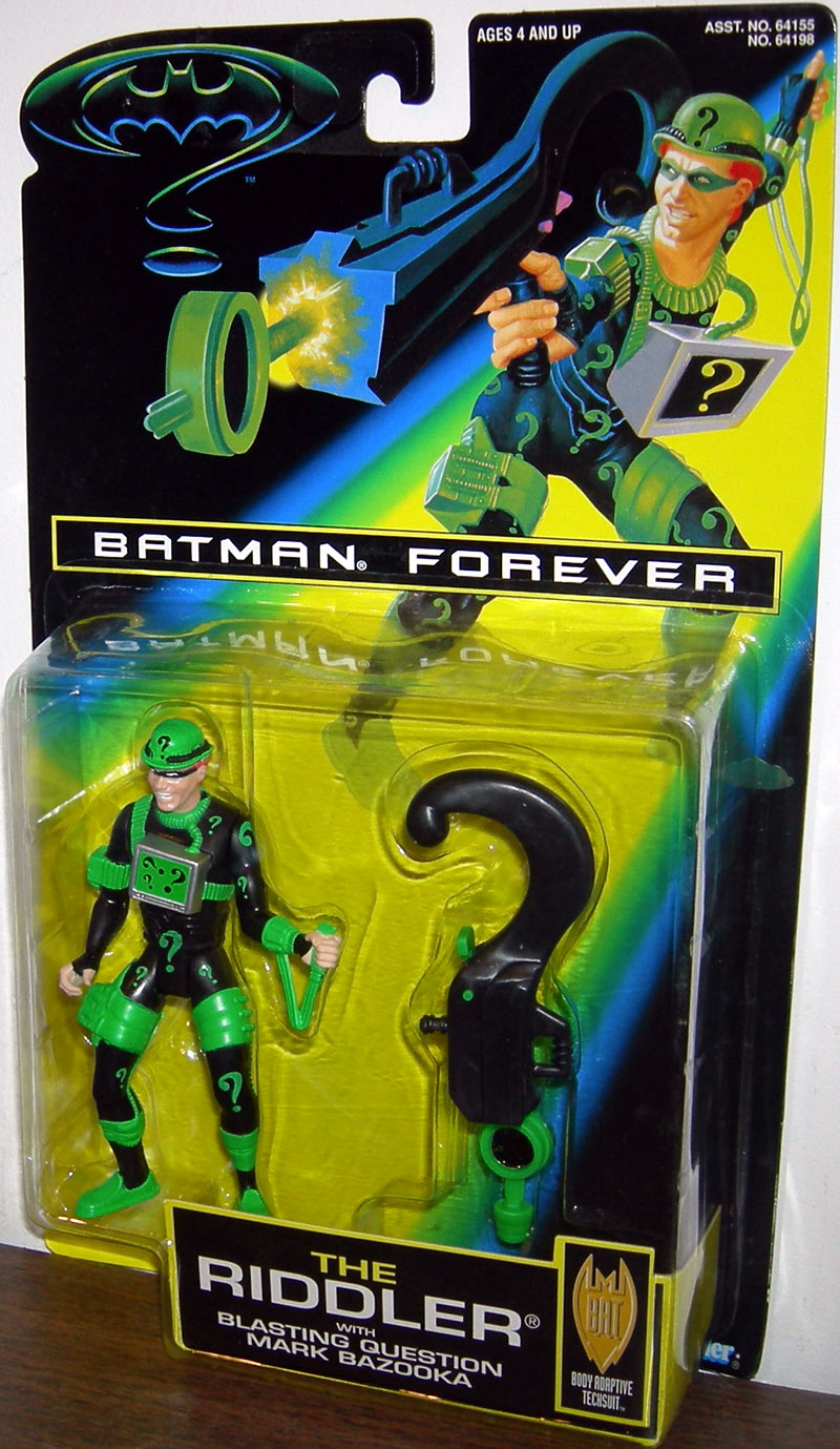 Riddler Figure Black Batman Forever Movie Kenner