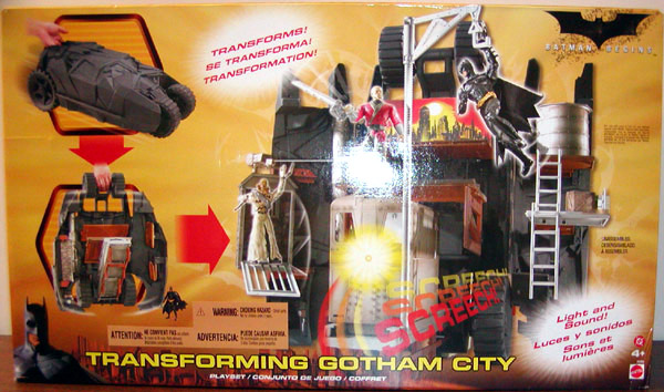 Transforming Gotham City Batman Begins Movie playset