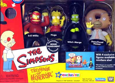 simpsons treehouse of horror action figures