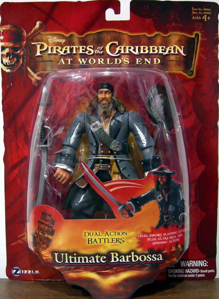 Ultimate Barbossa Pirates Caribbean Worlds End Action Figure
