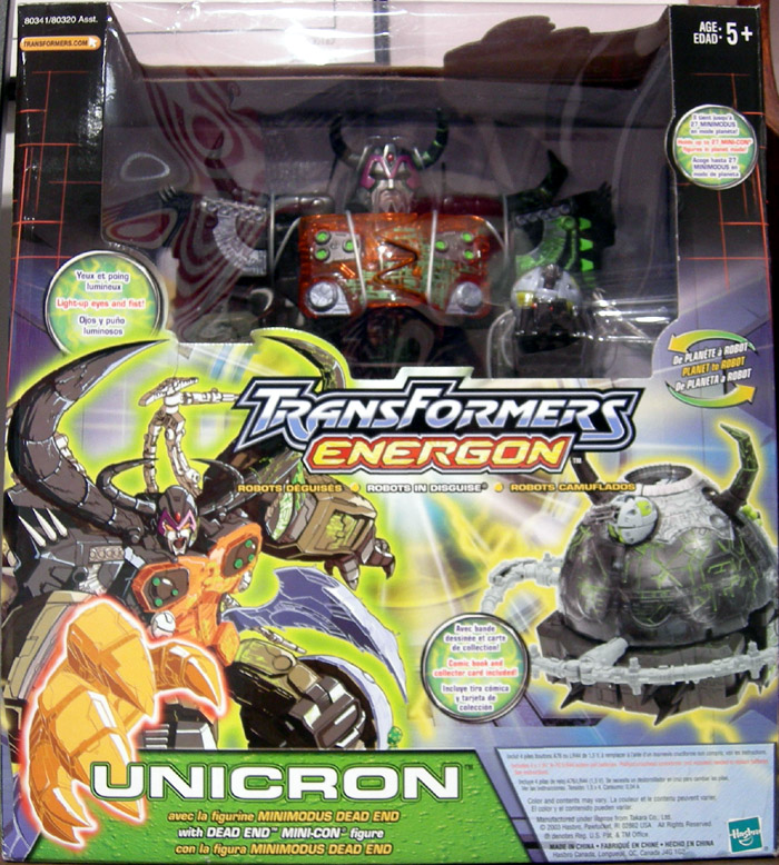 Transformers energon online unicron toy