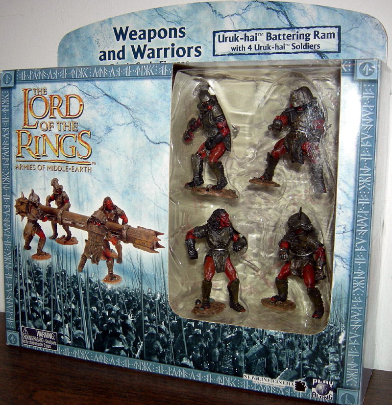 4 Soldiers Details about   Lord of the Rings Armies of Middle Earth AOME Uruk-hai Battering Ram 