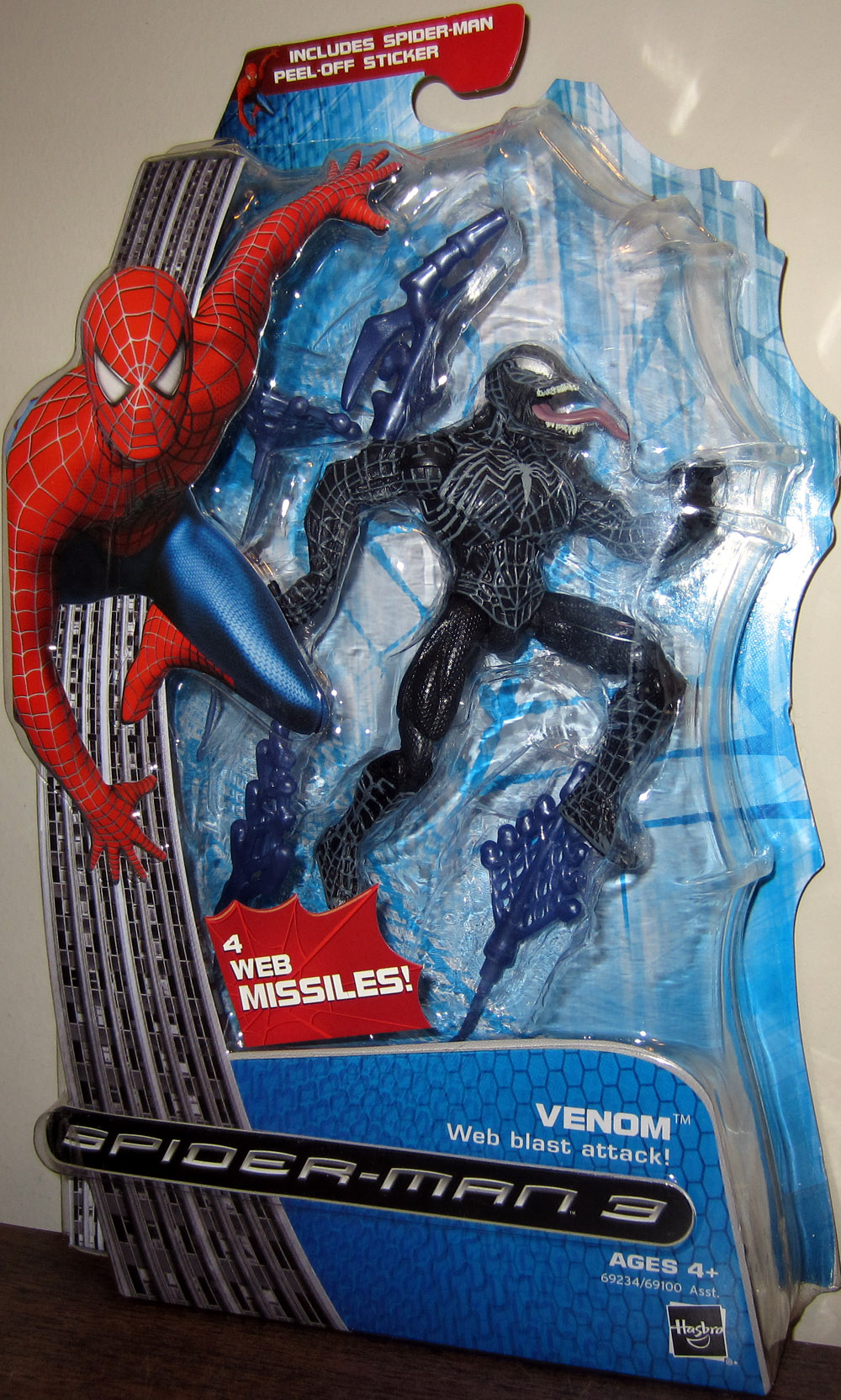 Web Blast Attack Spider-Man 3 action figure
