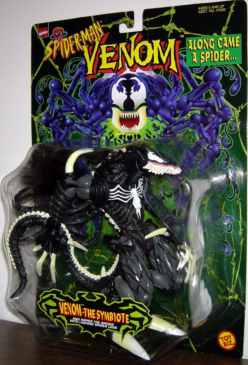 Spider-Man Along Came a Spider Venom The Symbiote Action Figure with Ripper...