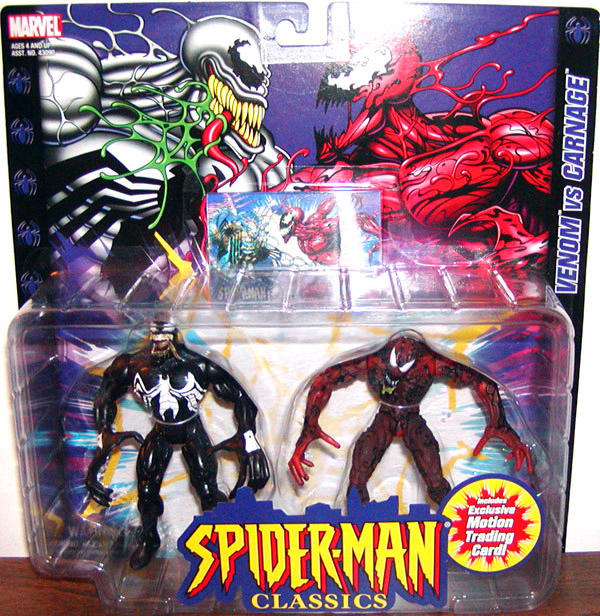 Venom vs Carnage Spider-Man Classics action figures