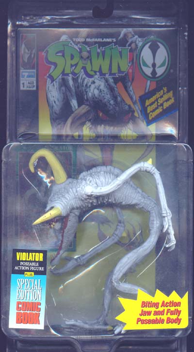 Violator Green Trading Card Spawn action figure