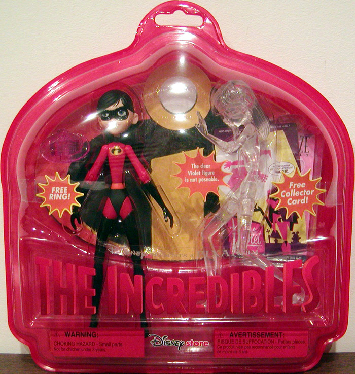 Violet Clear Invisible Ring Incredibles Action Figures