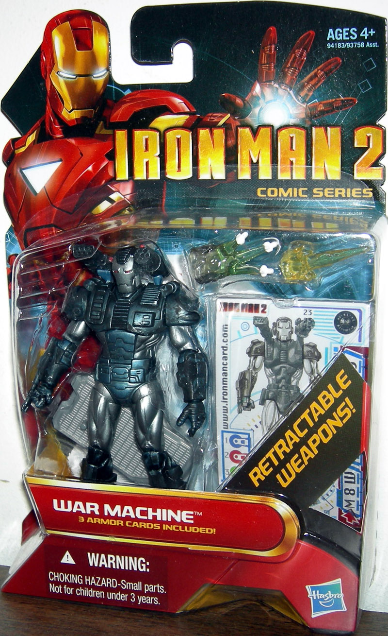 MARVEL IRON-MAN 2 Comic Series War Machine 3.75"ACTION FIGURE 
