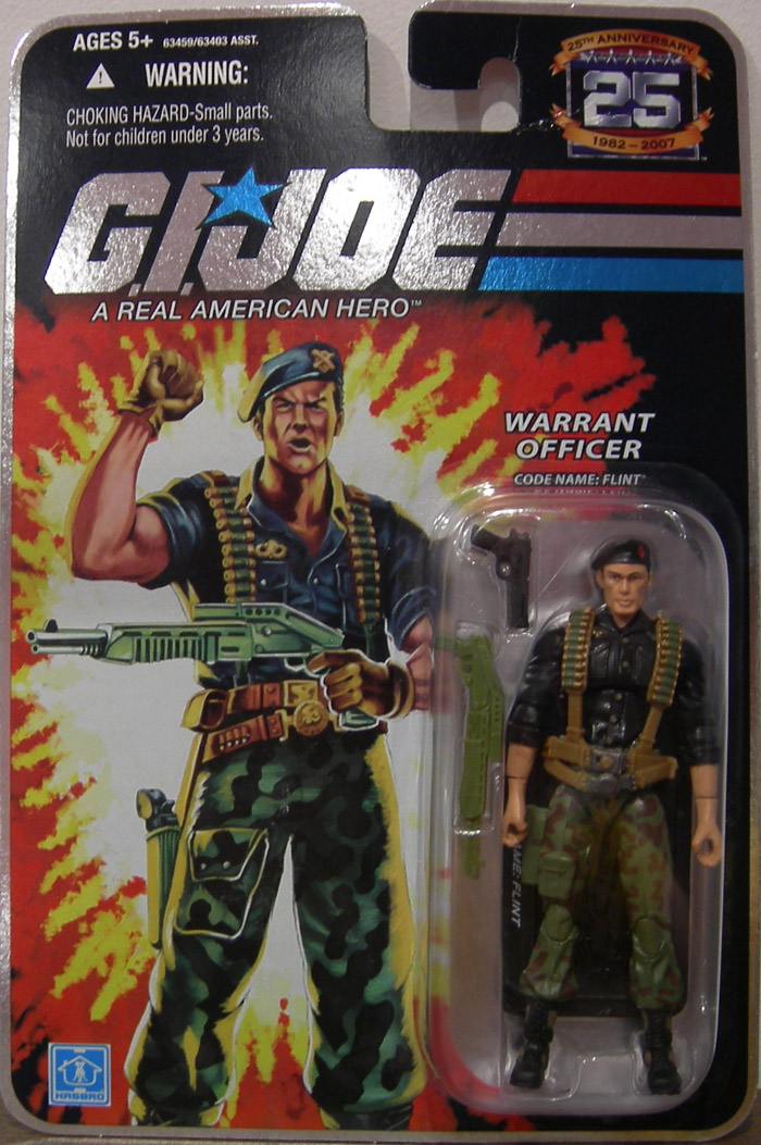 Warrant Officer Code Name Flint GI Joe 25th Anniversary action figure